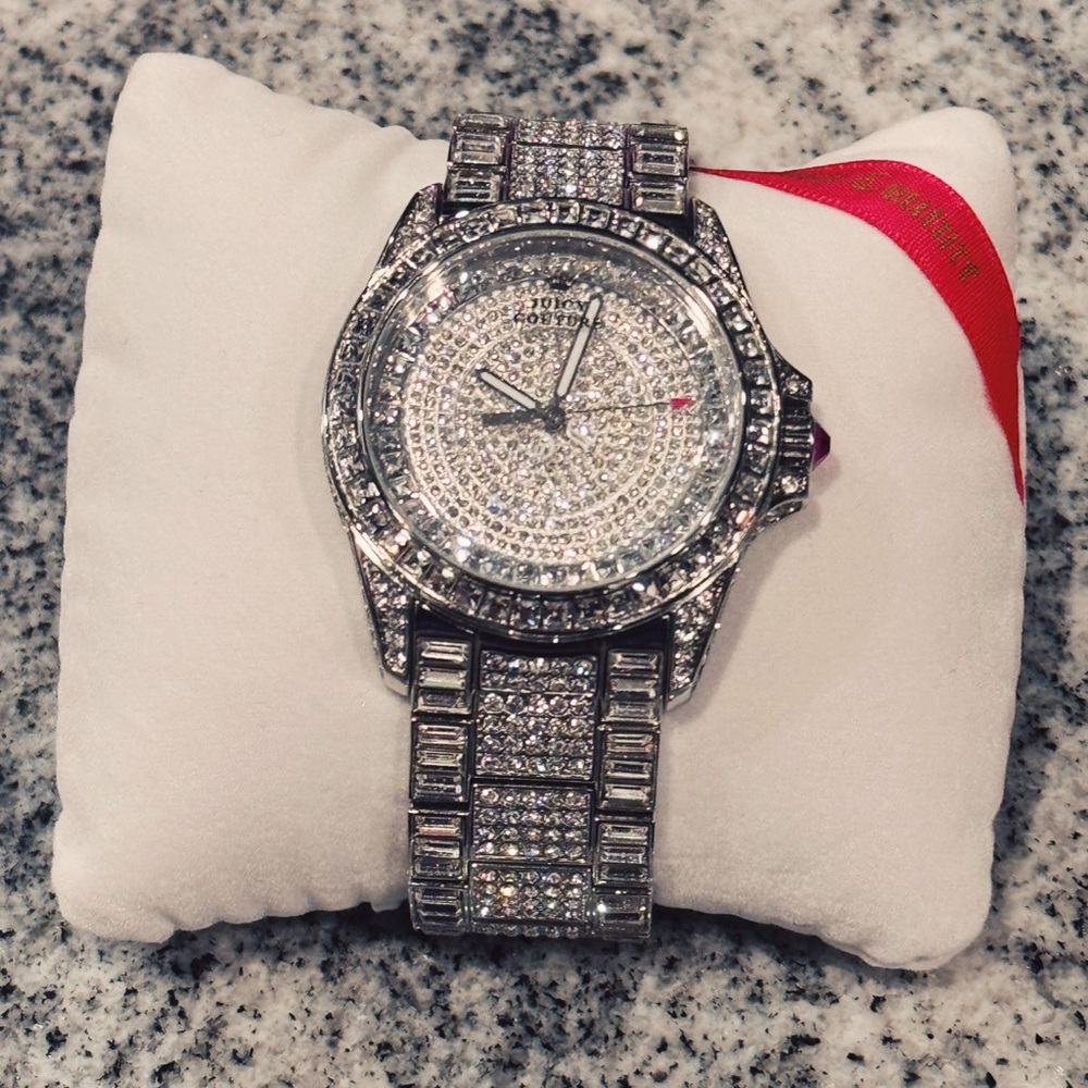 Juicy Couture Swarovski Crystal Stella Timepiece Watch Limited Edition NEW $595